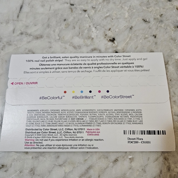 Color Street Nail Polish Strips-Retired-Desert Flora - Picture 2 of 3